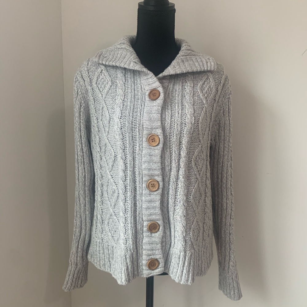 Classic St. John’s Bay cardigan. Size L